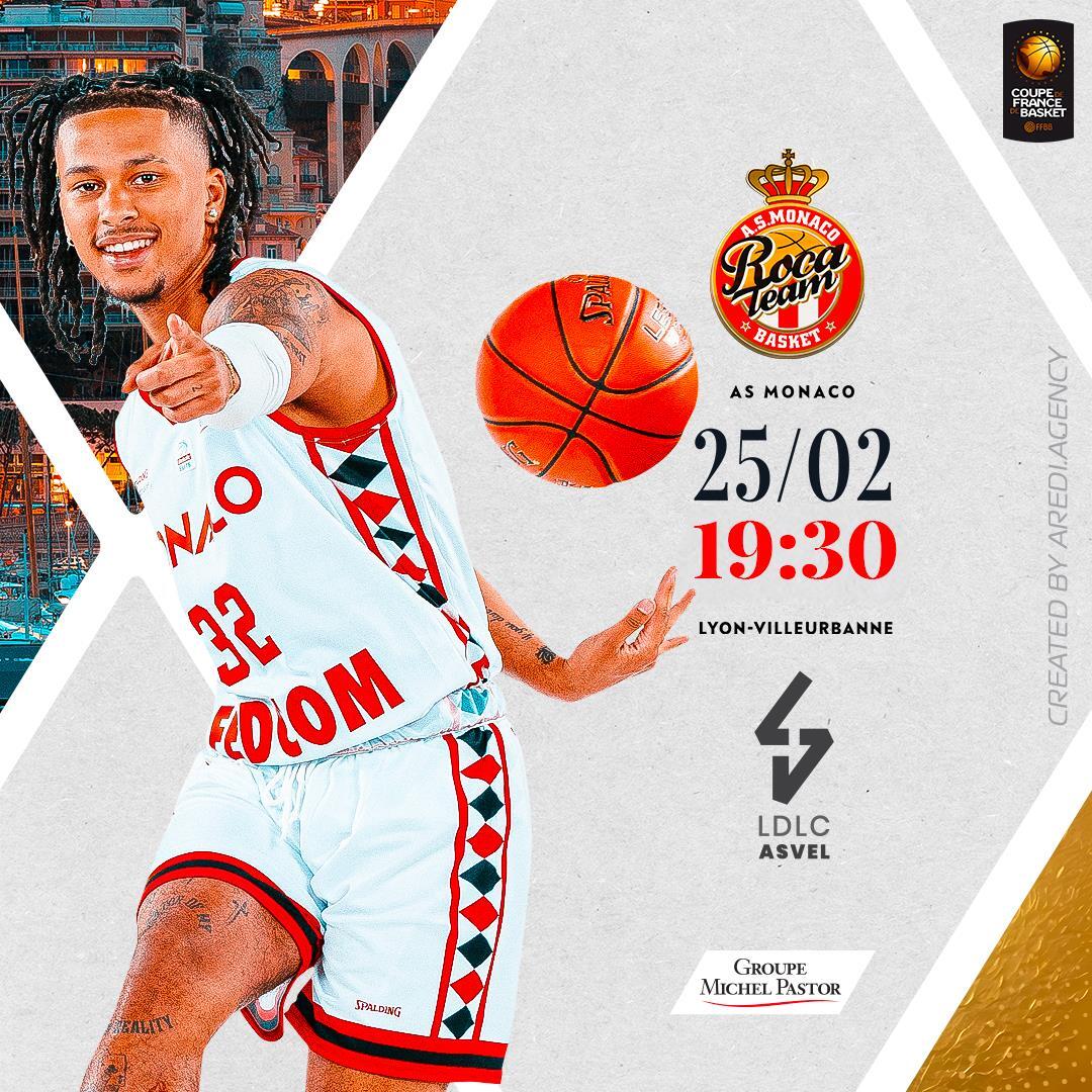 Coupe de France de Basket - "AS Monaco - Lyon-Villeurbanne"