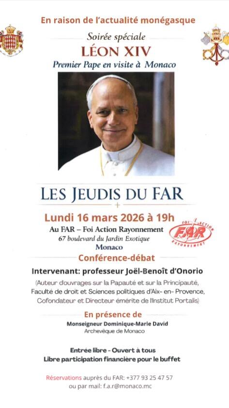 Conférence des "Jeudis du FAR" / Mars 2026