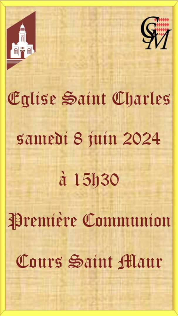 Première Communion Cours St Maur