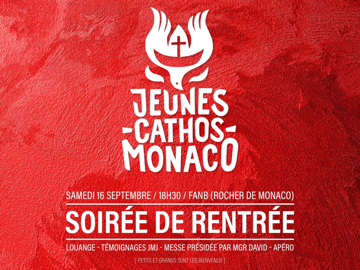 JEUNES CATHOS MONACO : Soirée de rentrée