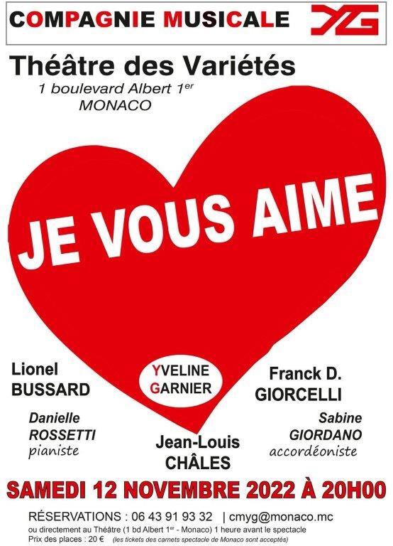Theatre - "Je vous aime"