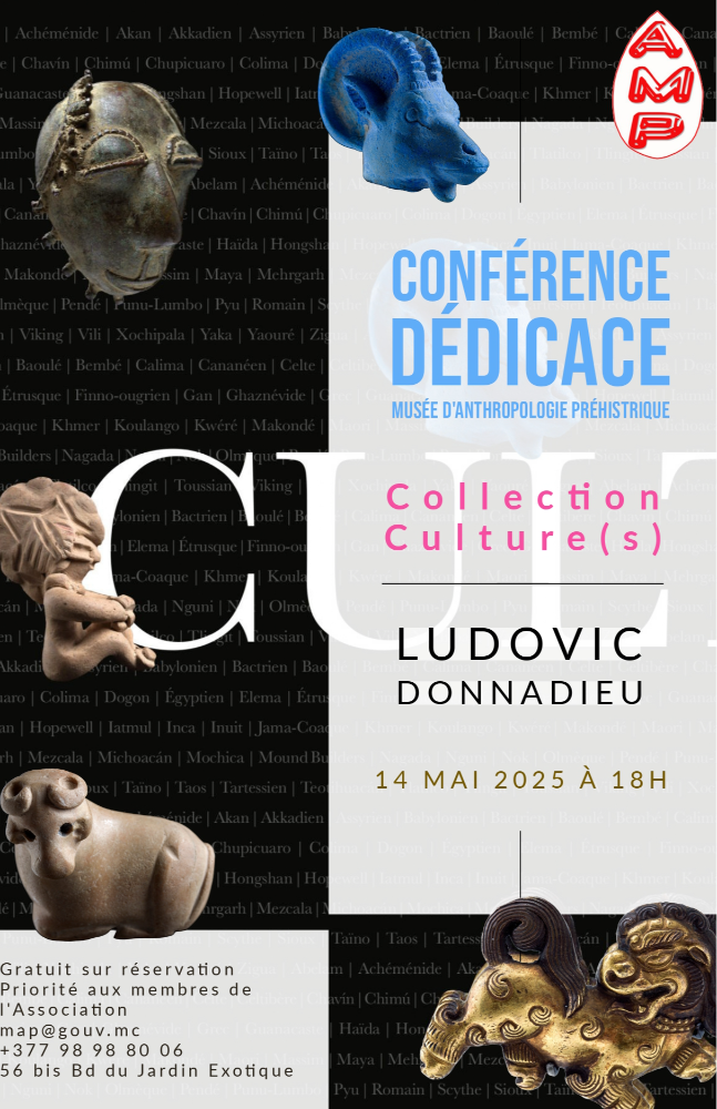 📣 Invitation – Exceptional Conference and Signing at the Museum of Prehistoric Anthropology in Monaco