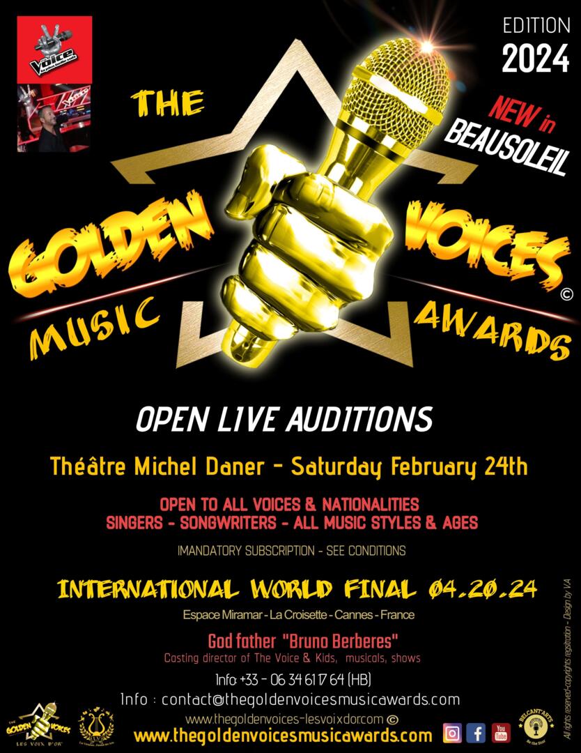 Auditions - "The Golden Voices Music Awards"