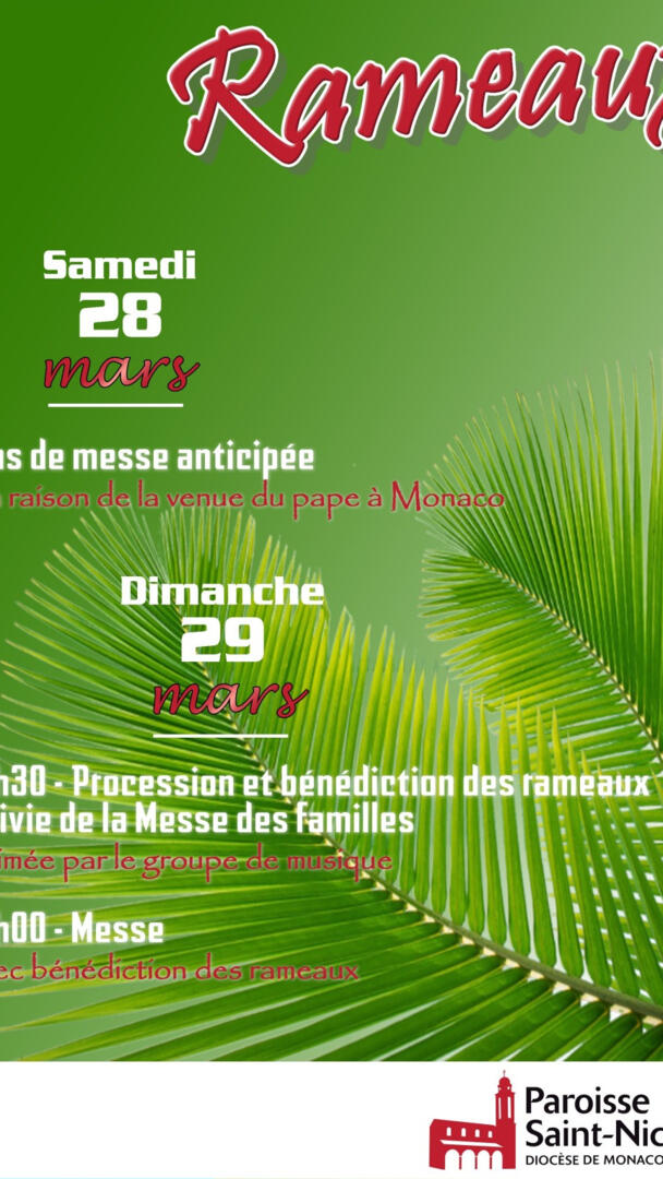 Messe des Rameaux