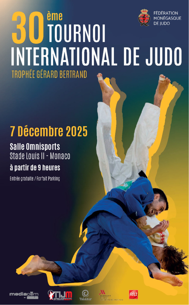 30e édition du Tournoi International de Judo de Monaco (TIJM) – Trophée Gérard Bertrand