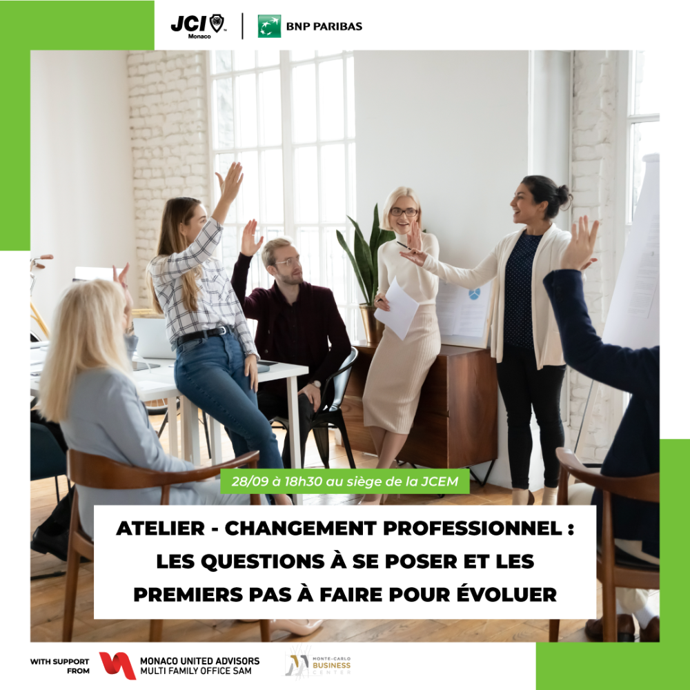 Workshop - Professional change: the questions to ask and the first steps to take in order to evolve