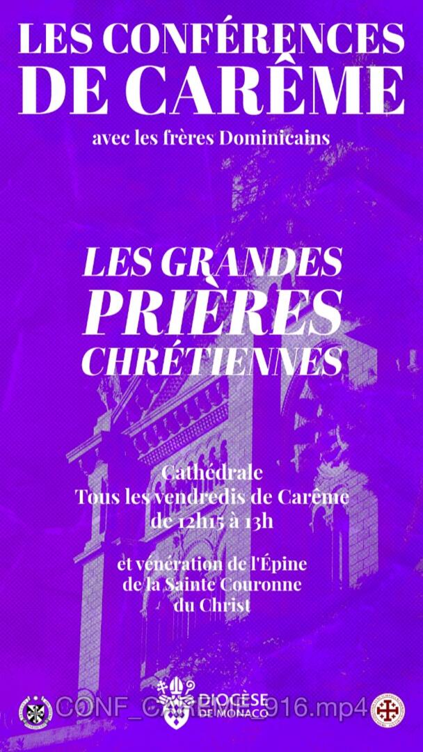 Les conférences de Carême