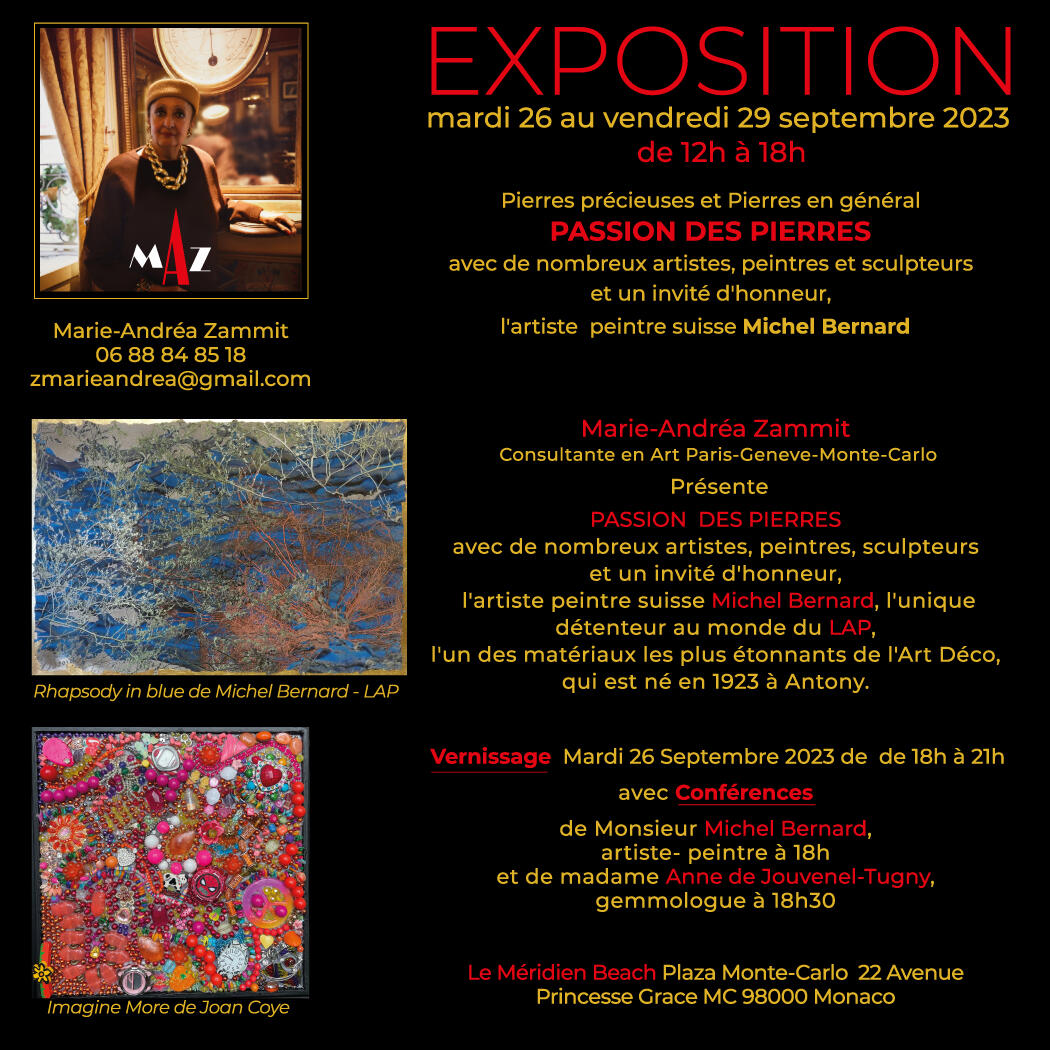 Exhibition - "Passion des Pierres"