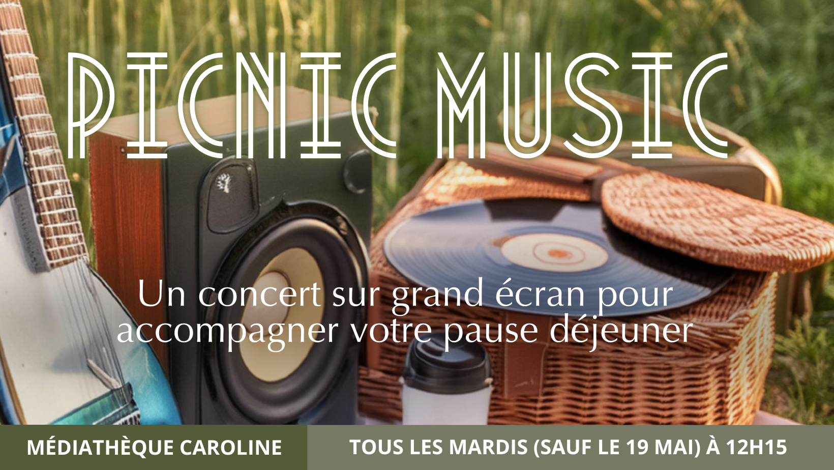 Picnic Music - Un concert sur grand écran pour accompagner votre pause déjeuner