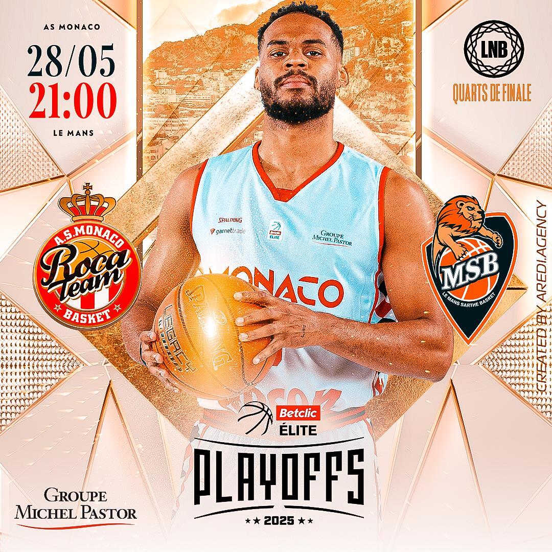 Betclic Elite Basketball - "AS Monaco - Bourg-en-Bresse"