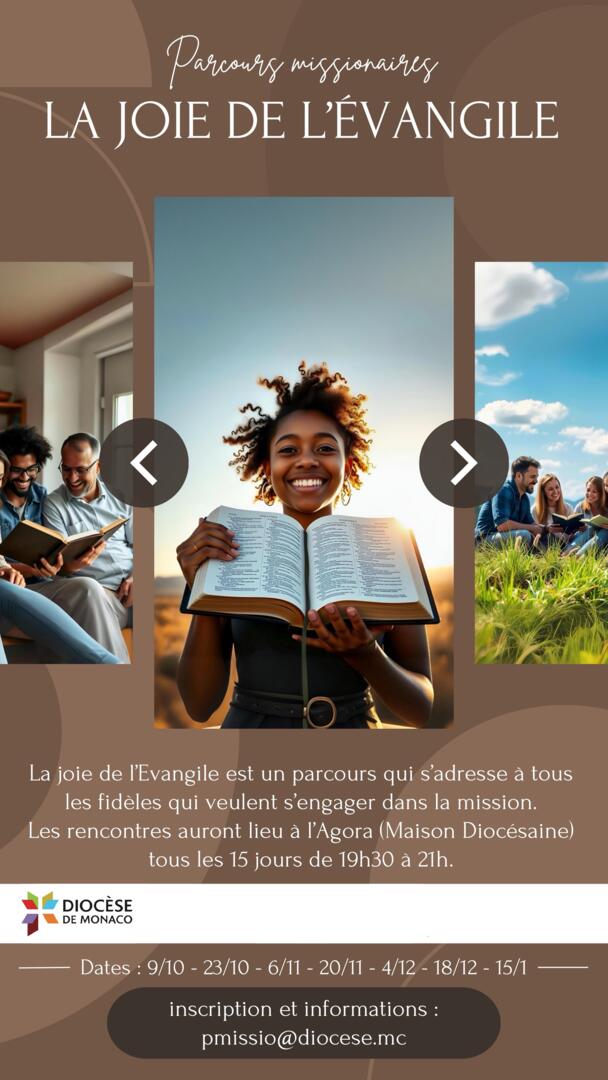 La joie de l'Evangile remplit le coeur des missionnaires