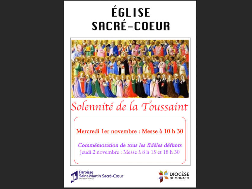 SOLENNITÉ DE LA TOUSSAINT