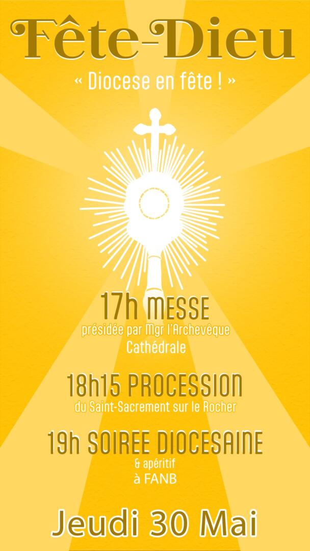 Fête-Dieu 2024 - "Diocèse en fête !"