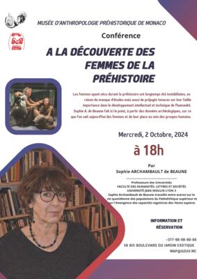 Lecture - "The Women of the Prehistoric Age" 2/2