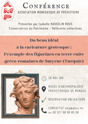 Conférence - "Du beau idéal à la caricature grotesque : l’exemple des figurines en terre cuite gréco-romaines de Smyrne (en Turquie)"