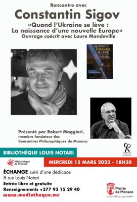 Talk - "When Ukraine Rises: the Birth of a New Europe - Constantin Sigov"