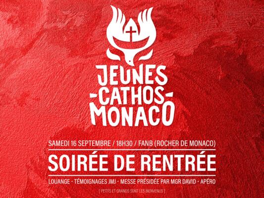 JEUNES CATHOS MONACO : Soirée de rentrée