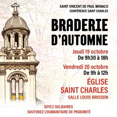 Caritatif - "Braderie d'Automne"