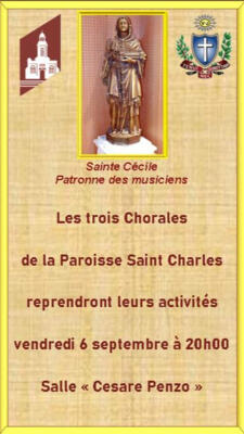 Reprise activités Chorale