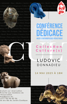 📣 Invitation – Exceptional Conference and Signing at the Museum of Prehistoric Anthropology in Monaco