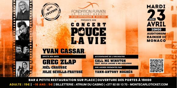 Concert - "Pouce La Vie #6 - le concert de la Fondation Flavien" 2/2