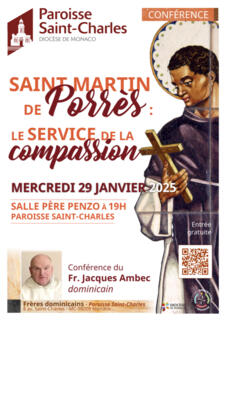 Conférence sur Saint Martin de Porres