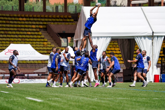 Allenamento del XV de France