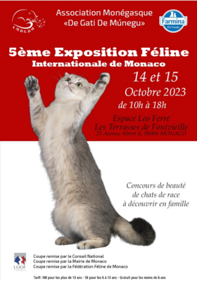 5th Exposition Féline Internationale de Monaco