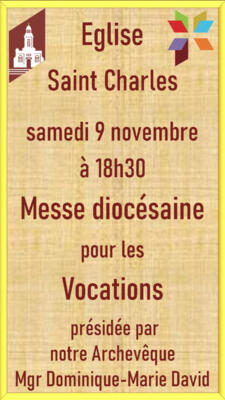 Messe diocésaine pour les  Vocations