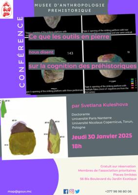 Lecture - "What stone tools tell us about prehistoric humans’ cognition” 2/2