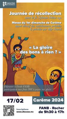 Carême 2024 : Journée de récollection des laïcs