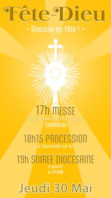 Fête-Dieu 2024 - "Diocèse en fête !"