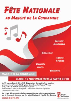 Celebrations - "National Day at La Condamine Market" 2/2
