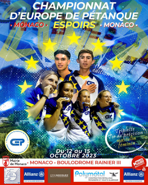 Championnat d'Europe Espoirs de Pétanque 1/1