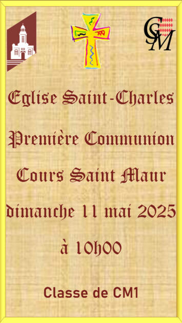 Première communion Cours Saint Maur 1/1