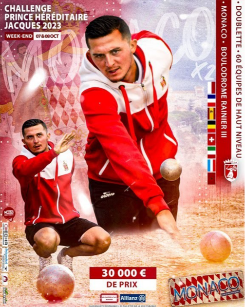Pétanque : "Challenge Prince Héréditaire Jacques 2023" 1/1