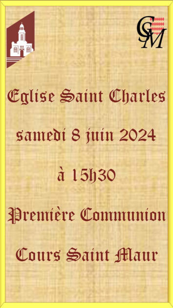 Première Communion Cours St Maur 1/1