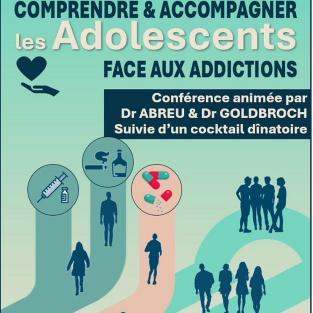 Conférence "Comprendre & Accompagner les adolescents face aux addictions" 1/1