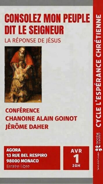 Consolez mon peuple dit le Seigneur - la réponse de Jésus 1/1