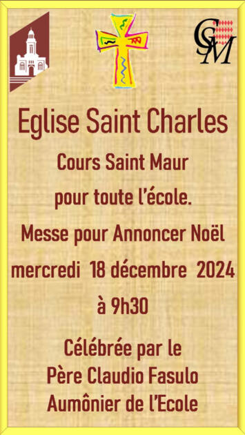 Messe pour annoncer Noël,                                                                          Cours Saint Maur 1/1
