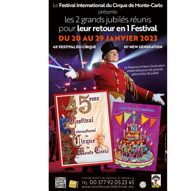 45MO FESTIVAL INTERNATIONAL DU CIRQUE DE MONTE-CARLO 1/3