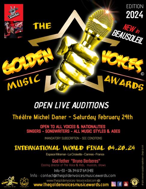 Auditions - "The Golden Voices Music Awards" 1/1
