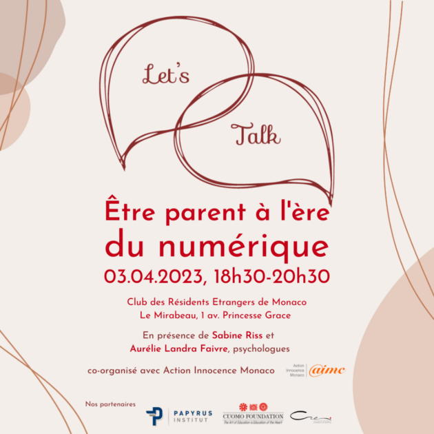 Let's Talk, Être parent à l'ère du numérique 1/1