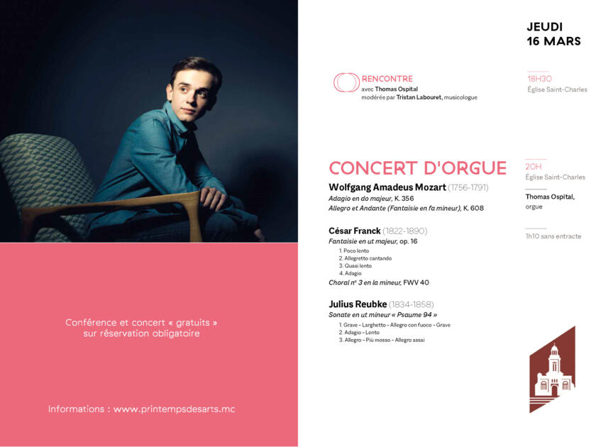 Concert d'Orgue Festival du Printemps des Arts 1/1