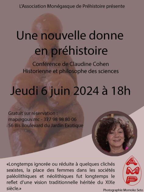 Conférence - "Questions de genre, une nouvelle donne en préhistoire" 1/1