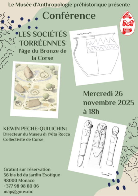 Conférence : "Les Sociétés Torréennes, l’âge du Bronze de la Corse" 1/1