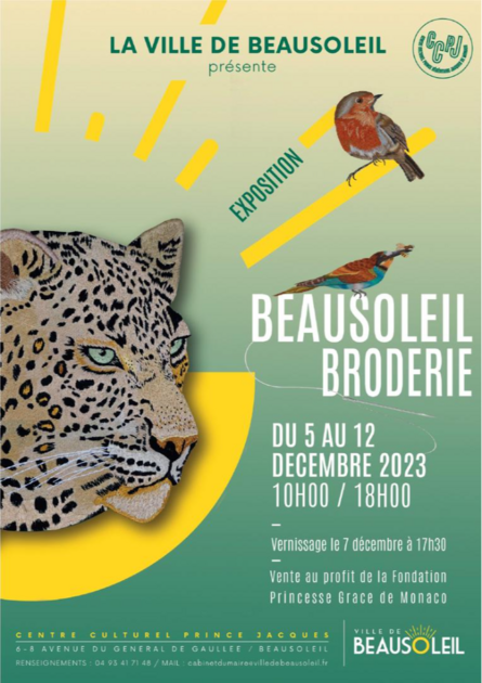 Exposition Beausoleil broderie 1/1