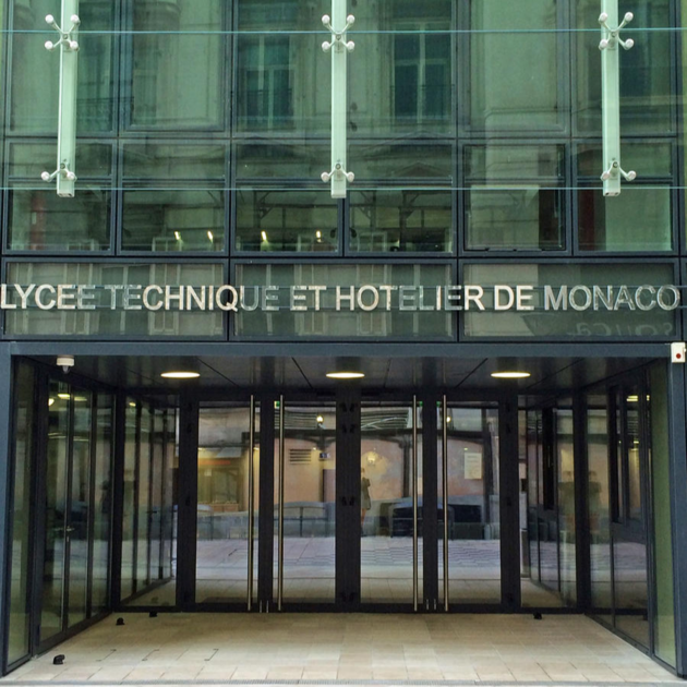 Baptism of the Technical and Hotel School, which becomes the Rainier III School 1/1