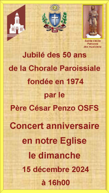 Jubilé de la Chorale Paroissiale 1/1