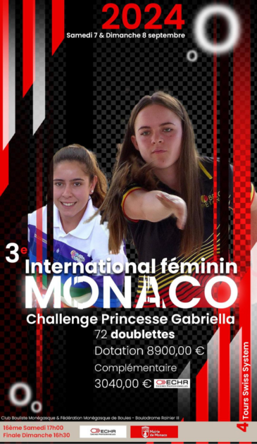3e International Féminin Challenge Princesse Gabriella 1/1